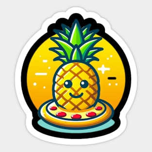 Pineapple Pizza Sticker